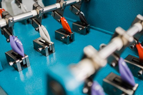 Flex test machine of leather